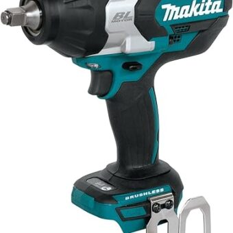 Makita XWT08Z 18V LXT® Lithium-Ion Brushless Cordless High-Torque 1/2" Sq. Drive Impact Wrench, Tool Only