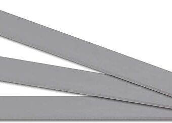 QEP 62904Q 8 in. Carbon Steel Replacement Blades for Floor Scraper and Striper, 3 Count, Grey