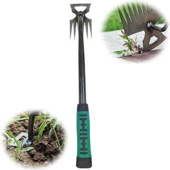 ZLTDZ Upgraded Weed Puller Tool, Upgrade Gardening Hand Weeder Tools with Handle, Manual Multifunctional Weeders Remover for Yard and Garden