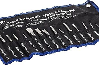 Astro Pneumatic Tool 1600 16-Piece Punch and Chisel Set