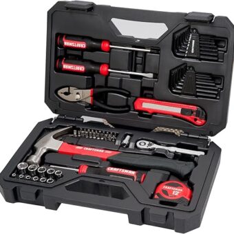 CRAFTSMAN 57 Piece Mechanics Tool Set/Home Tool Set (CMMT99447)