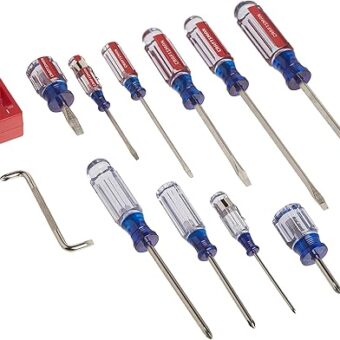 CRAFTSMAN Screwdriver Set, Assorted, 12Piece (CMHT65044)