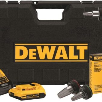 DEWALT 20V MAX* PEX Expander Tool Kit, 1-Inch (DCE400D2)