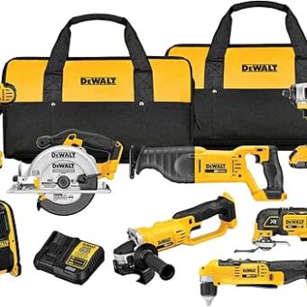 DEWALT 20V MAX Power Tool Combo Kit, 9-Tool Cordless Power Tool Set with 2 Batteries and Charger (DCK940D2)