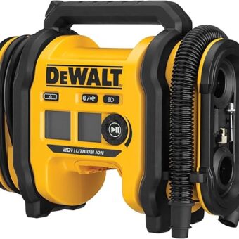 DEWALT 20V MAX Tire Inflator, Compact and Portable, Automatic Shut Off, LED Light, Bare Tool Only (DCC020IB)