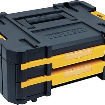 DEWALT TSTAK Tool Storage Organizer with Double Drawers, Holds Up to 16.5 lbs. (DWST17804)