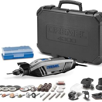 Dremel 4300-5/40 High Performance Rotary Tool Kit with LED Light- 5 Attachments & 40 Accessories - Ideal for Grinding, Cutting, Wood Carving,...