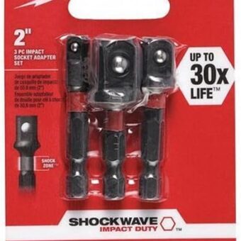 for Milwaukee Tool 48-32-5033 Shockwave Impact Hex Shank Socket Adapter Set