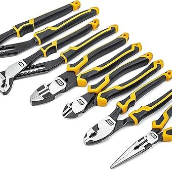 GEARWRENCH 6 Pc. Pitbull Dual Material Mixed Plier Set - 82204C