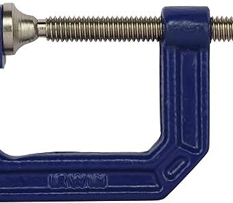 IRWIN 1415-C Tools QUICK-GRIP C-Clamp, 1 1/2-inch, 1 1/2-inch Throat Depth (2025101)