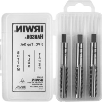 Irwin Tools IRWIN Tap Set, 3.0MM - 0.50MM, 3-Piece (2712)