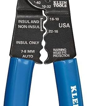 Klein Tools 1010 Multi Tool Long Nose Wire Cutter, Made in USA, Wire Crimper, Stripper and Bolt Cutter Multi-Purpose Electrician Tool, 8-Inch Long