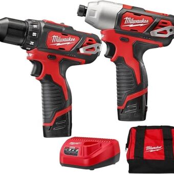 M12 Drill/Impact Combo Kit - Milwaukee 2494-22