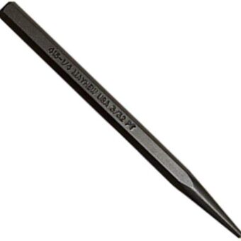 Mayhew Tools Pro 24000 1/4-Inch Reg Center Punch, steel black