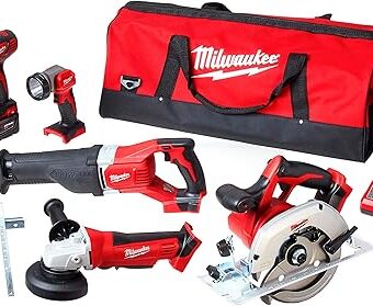 Milwaukee 2696-26 M18 Cordless LITHIUM-ION 6-Tool Combo Kit