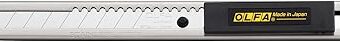 OLFA 9mm Stainless-Steel Utility Knife (SVR-2) - Multi-Purpose Retractable Precision Knife w/ Stainless-Steel Snap-Off Blade, Replacement Blades:...