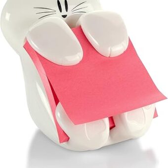 Post-it Pop-up Note Dispenser, Cat design, 3x3 in, 1 Dispenser/Pack (CAT-330,White)