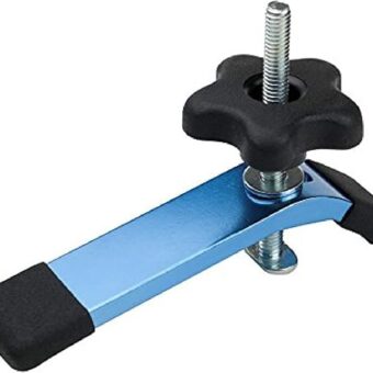 POWERTEC 71083 T-Track Hold Down Clamp, 5-1/2” L x 1-1/8” W, 1 Pack, T Track Clamps for Woodworking