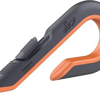 Slice - 10400 Box Cutter, 3 Position Manual Button with Ceramic Blade, Locking blade