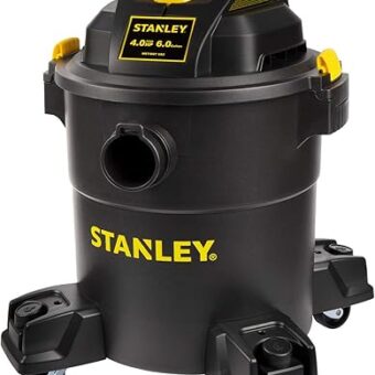 Stanley - SL18116P Wet/Dry Vacuum, 6 Gallon, 4 Horsepower Black