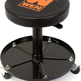 WEN 73012T 300-Pound Capacity Pneumatic Rolling Mechanic Stool