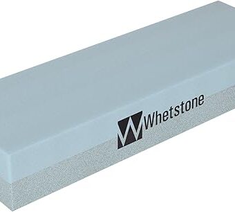 Whetstone Cutlery Sided, Gray Knife Stone-Dual 400/1000 Grit Wet Block-Sharpens and Polishes Sharp Tools and Kitchen, Hunting, and Pocket Knives by...