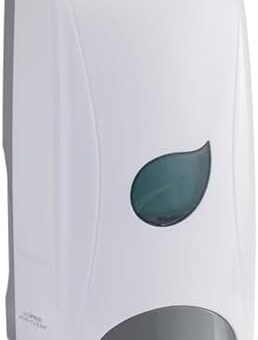 Winco Pur-Clean Manual Foam Soap Dispenser, 35 Ounces, White