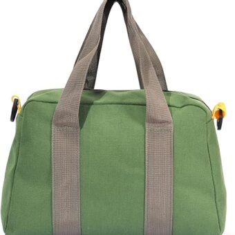 12 Inch Wide Mouth Tool Bag, Canvas Tool Bag