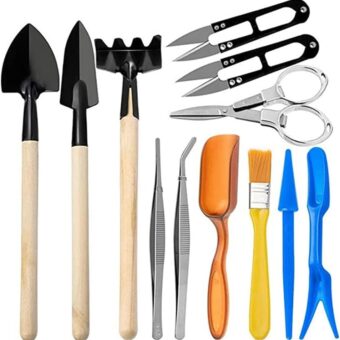 12 Pack Succulent Tools Garden Hand Transplant Gardening Tool Set Planting Indoor Bonsai Gardening Kit