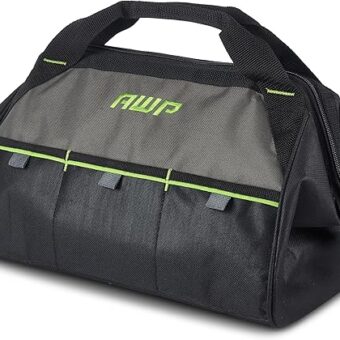 AWP 15 Inch Tool Bag with Apex Handle Design, Compact Size, Water-Resistant Construction