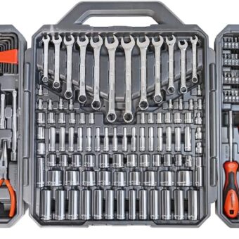 Crescent 180 Piece Professional Tool Set in Tool Storage Case - CTK180