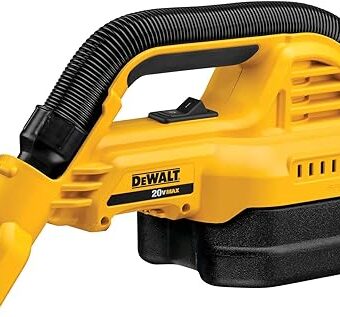 DEWALT 20V MAX Hand Vacuum, Cordless, for Wet or Dry Surfaces, 1/2-Gallon Tank, Washable Filter, Portable, Bare Tool Only (DCV517B)