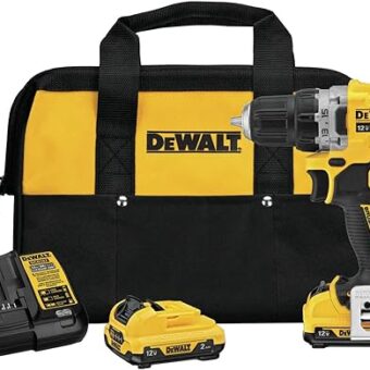 DEWALT XTREME 12V MAX* Cordless Drill/Driver Kit, 3/8-Inch (DCD701F2)