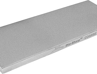 DMT D8C Dia-Sharp Diamond Knife Sharpener, Coarse Diamond Sharpening Stone, 8-Inch