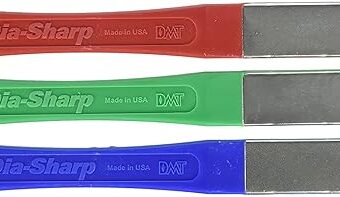 DMT (Diamond Machining Technology) 2.5-in. DiaSharp Diamond Mini-Hone Sharpening Kit of Coarse, Fine, and Extra Fine Grit Sharpeners (D2K)