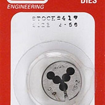 K&S Engineering Threading Die,2-56