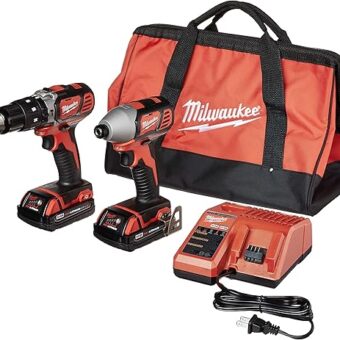 Milwaukee 2697-22CT M18 18-Volt Lithium-Ion Cordless Hammer Drill/Impact Driver Combo Kit