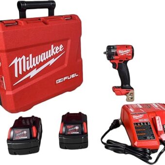 Milwaukee 2854-22 M18 FUEL GEN-3 18V Li-Ion 3/8 in. Compact Impact Wrench Kit