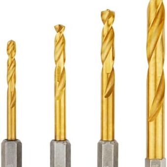 MILWAUKEE ELECTRIC TOOL 48-89-4644 Drill Bit Red Helix 4 Piece Set