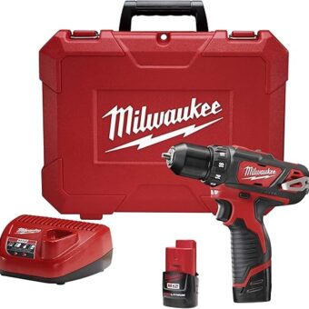 Milwaukee Electric Tools Drill Driver Kit 3/8In M12 2407-22