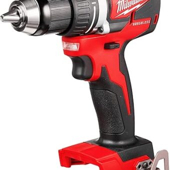 Milwaukee M18 18-Volt Lithium-Ion Brushless Cordless 1/2 Inch Compact Drill/Driver (Tool-Only) 2801-20