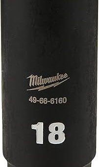 Milwaukee Socket 6 Point DEEP 3/8INX18MM 49-66-6160