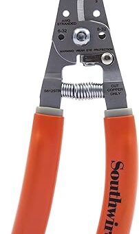 Southwire - 58277940 Tools & Equipment S612STR 4-10 AWG SOL & 6-12 AWG STR Ergonomic Handles Wire Stripper/Cutter