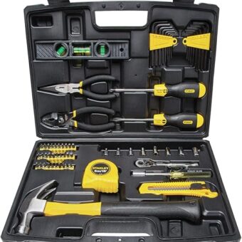 STANLEY Tool Set, Home/Mechanics, 65 Piece (94-248),Black