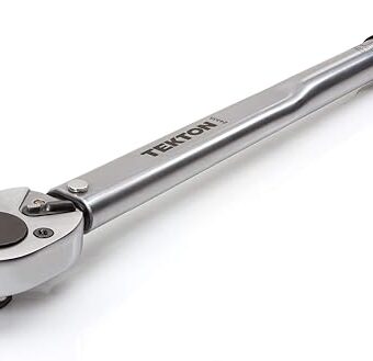 TEKTON 1/2 Inch Drive Micrometer Torque Wrench (10-150 ft.-lb.) | 24335