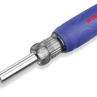 WORKPRO 11-in-1 Screwdriver/Nut Driver Set Tool Cushion Grip, All in One Multi-bit, Portable Screw-driver, 8 Bits (Philips/Slotted/Torx/Square), 3...