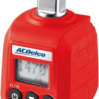 ACDelco ARM602-4 1/2” (14.8 to 147.6 ft-lbs.) Heavy Duty Digital Torque Adapter with Buzzer and LED Flash Notification – ISO 6789 Standards with...