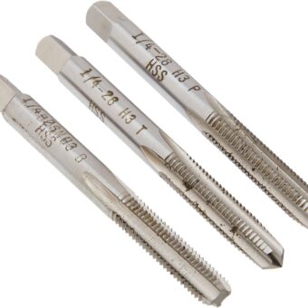 Alfa Tools HTS270031 1/4-28 HSS Eco Pro Hand Tap Set