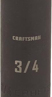 CRAFTSMAN Deep Impact Socket, SAE, 1/2-Inch Drive, 3/4-Inch (CMMT16061)