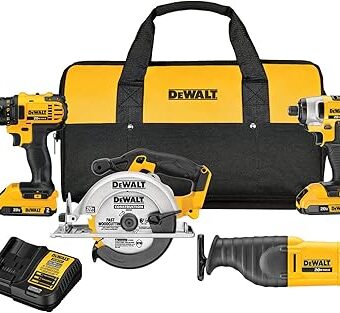 DEWALT 20V MAX Combo Kit, Power Tool Combo Kit, Compact 6-Tool (DCK620D2)